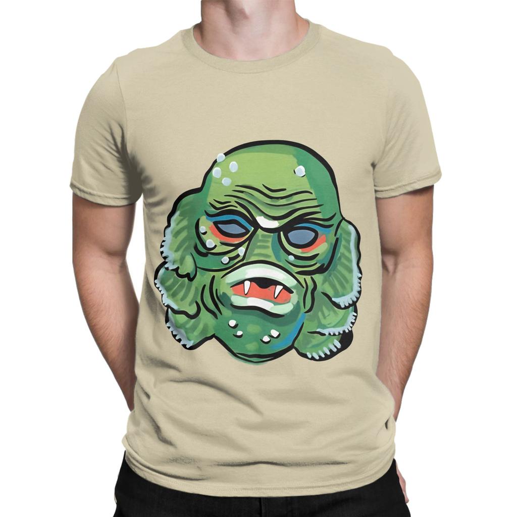 cCreature From The Black Lagoon Art Graphic 100 Cotton TShirt cCreature from the Black Lagoon Tees Tops For Unisex