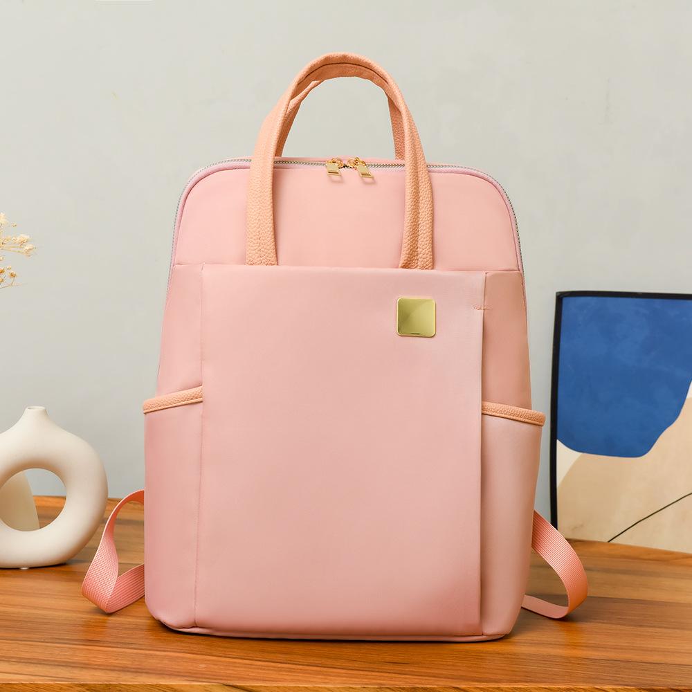 

Жіноча осінь-зима 2024 р. Нова жіноча сумка-рюкзак для відпочинку на відкритому повітрі для студентів Оксфордського комп’ютера рожевий