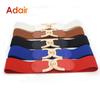 Fashion Female Coat Dress Decorated Stretch Waistband Elastic White Color Wide Corset Belt For Women Designer Waist Strap DT010