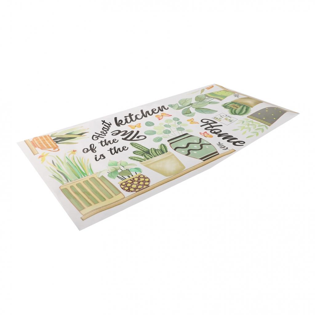 Kitchen Wall Stickers Fun Design Cook Utensils Home Decoration Restaurant