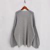 Autumn Winter New Casual Knitted Sweater Cardigan Jacket Loose Long Sleeve Solid Color Mid-length Sweater Women Cardigan Jacket