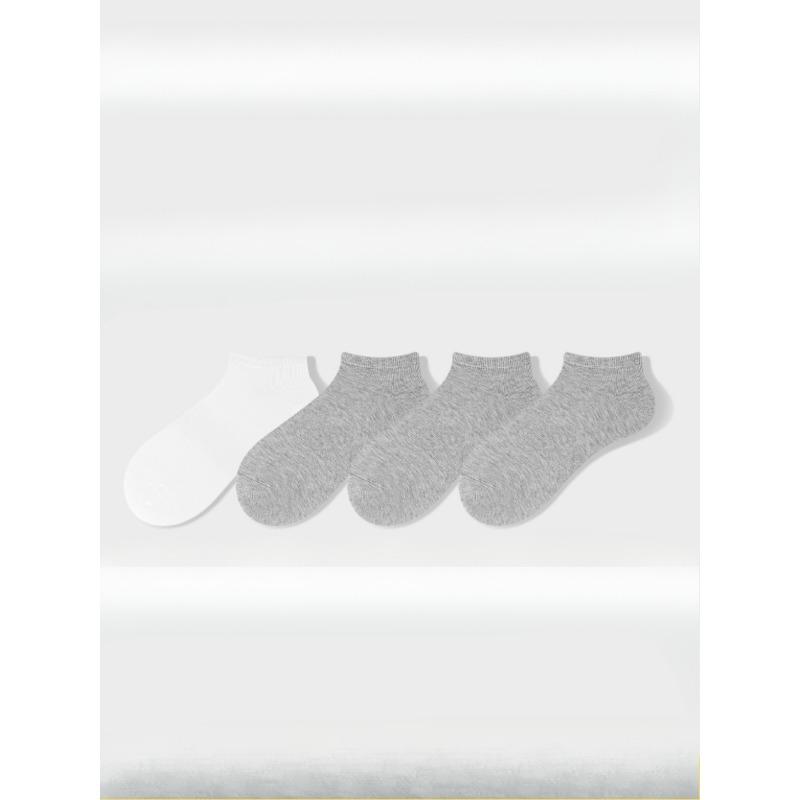 4 Paar Damen Frühling und Sommer Neue Mode Sport Freizeit Reine Farbe Deodorant Feuchtigkeitstransport In der Röhre Socken