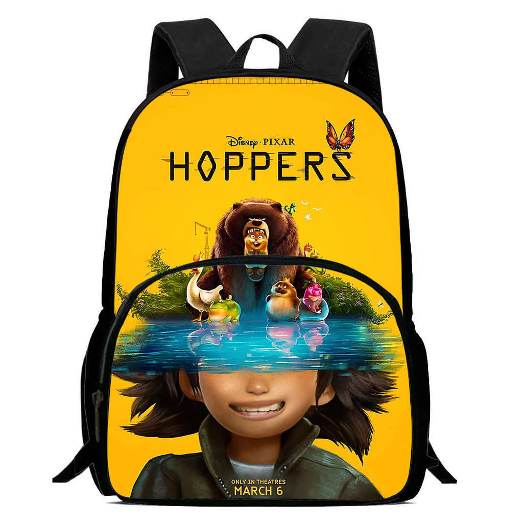 Cartoon Hoppers Beaver Backpack For Kids With Oxford Cloth Durable Material For School Travel