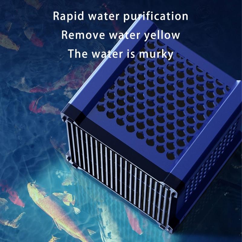 High Efficiency Active Carbon Filter Box For Aquarium Water Purification And Yellowing Prevention