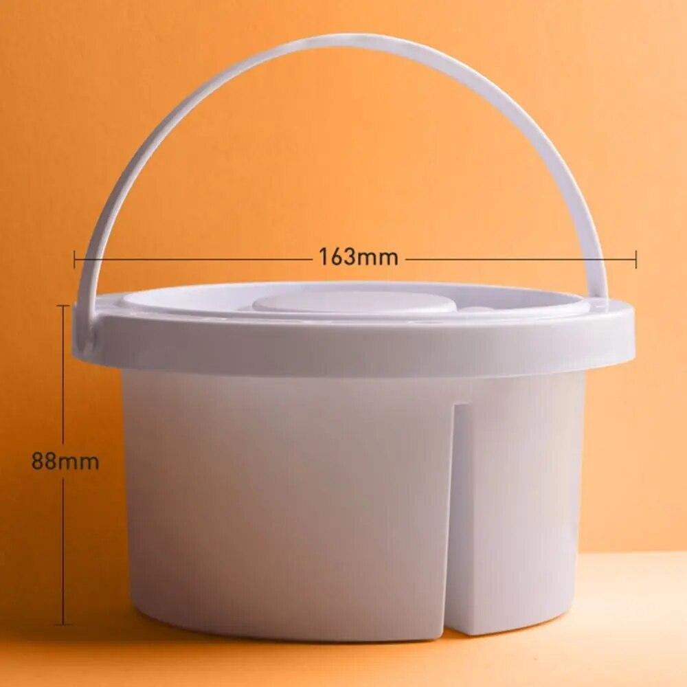 With Lid Paint Brush Washing Bucket 3-in-1 Paint Brush Holder/Color Palette Paint Brush Holder Plastic Paint Brush Washer