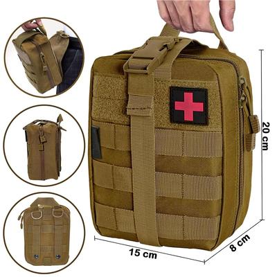 ARURA (ETIKET) Tactische Medische Pakketten Buiten Eerste Hulp Kit IFAK Utility Pouch Noodtas voor Vest & Riem Overleving Behandeling Taille Pak EMT M