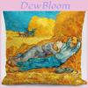 Luxurious Vincent Van Gogh Oil Painting Cotton Linen Pillow Case Sofa Cushion Cover
