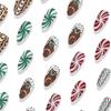 30PCS Christmas Press on Nails with Glitter Ultra-flexible Long Lasting Fake Nails for Professional Nail Art Salon Supply