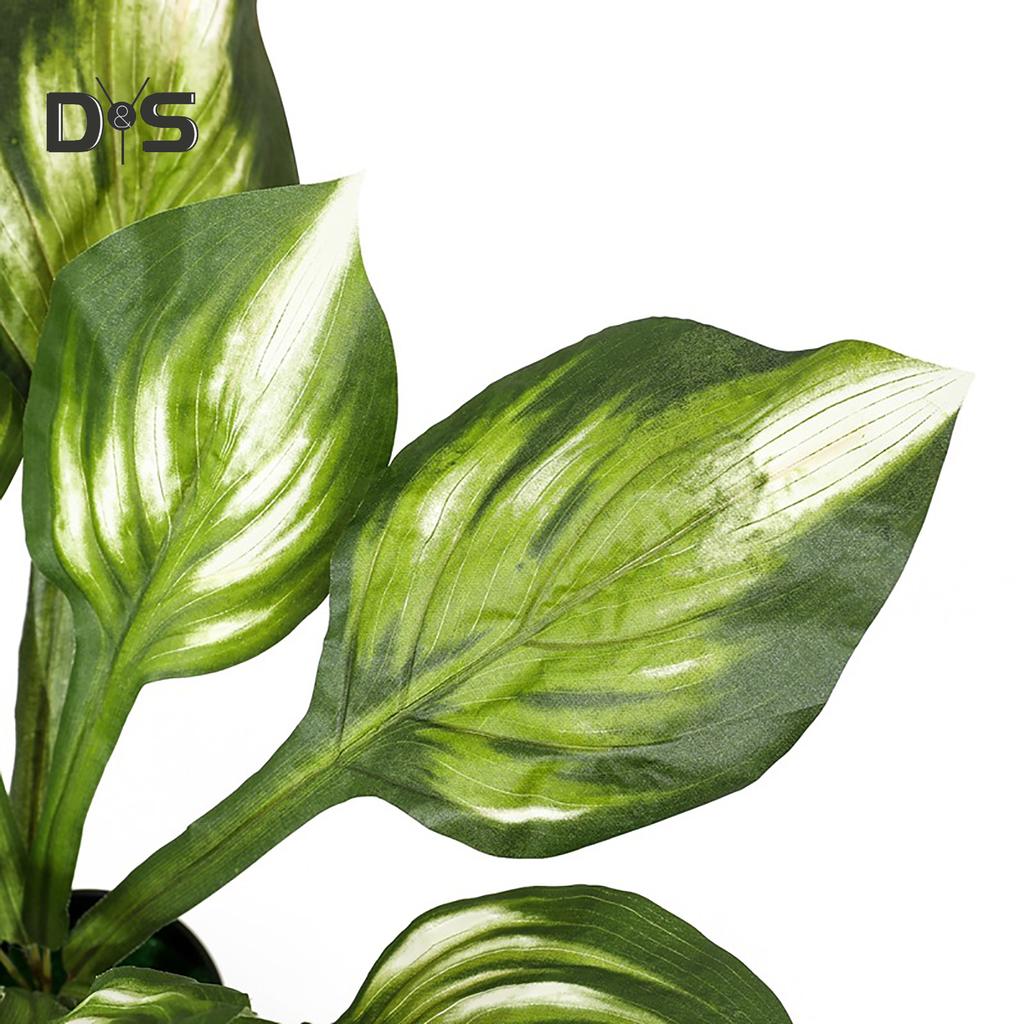 Lifelike Simulated Flowers Artificial Green Leaves DIY Plant for Garden Decor