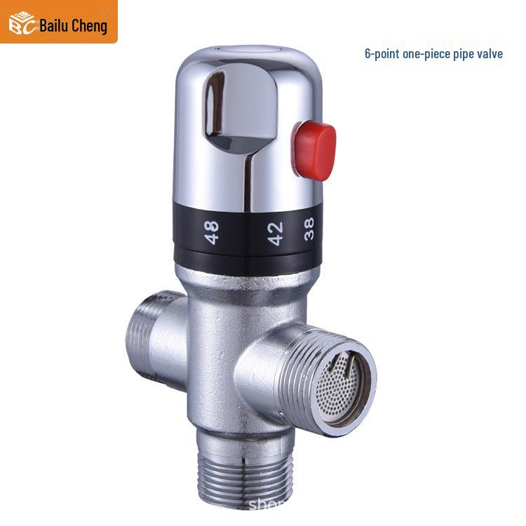 Thermostatic Shower Faucet with Exposed Pipe & Solar Water Heater Mixer