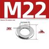 Chamfered Flat Washer 304 Stainless Steel, Blue-White Zinc, Black Zinc, GB97.2, Shim M5 M8 M16