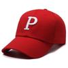 Embroidery P Letters Hat Women Uv Protection Shade Out Sun Breathable Protection