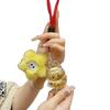 999 Pure Gold Labrador Keychain and Phone Charm – Qixi Gift for Girlfriend