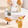 AAGWW Gachapon Toy Anime Figure Cat Toy Set, Model Decoration, Party Item, Cute Ornament (Product Contents: 5-Piece Cat COS Tempura Set)