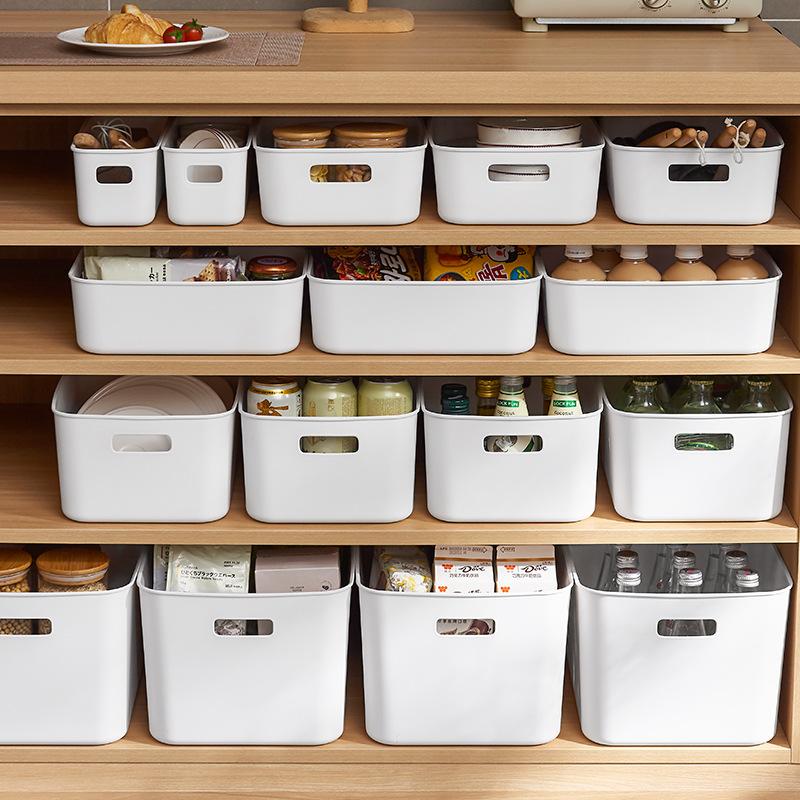 Stapelbare Aufbewahrungsboxen mit Deckel - Kunststoff-Organizer-Schubladen für den Schreibtisch, Mehrzweck-Aufbewahrungsboxen für Snacks, Unterwäsche