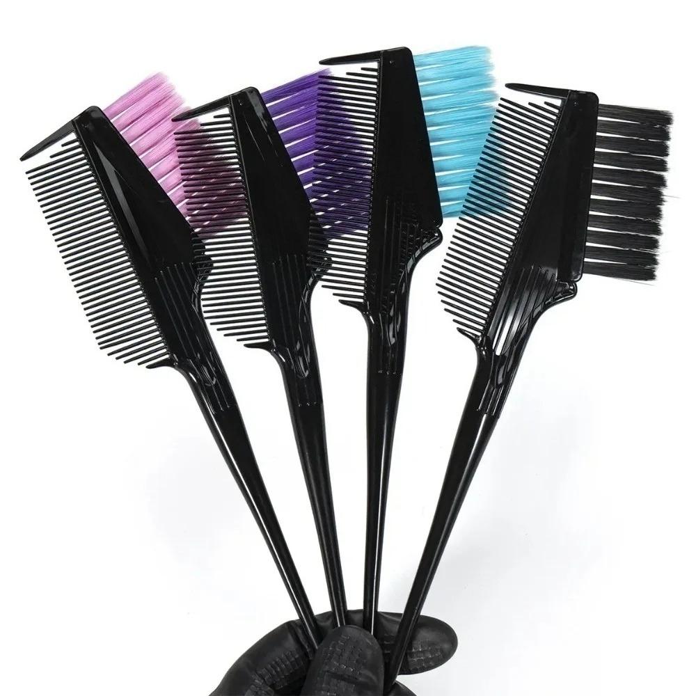 Hair Dye Brush Stylish Soft Bristles Professional Salon Hair Dye Tool Hair Coloring Brush DIY Salon Barber Brush Accessories 1Pc