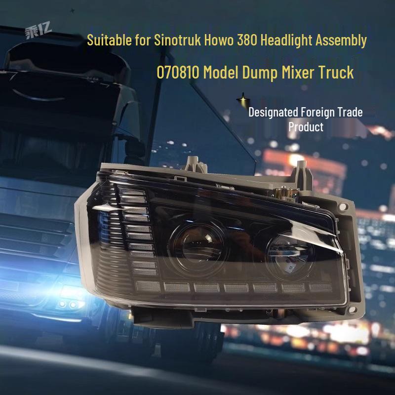 Super Bright LED Headlights for Sinotruk Howo 07080910 Models Left_00