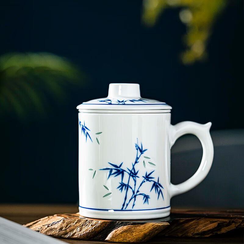 Jingdezhen Ceramic Tea Cup with Filter