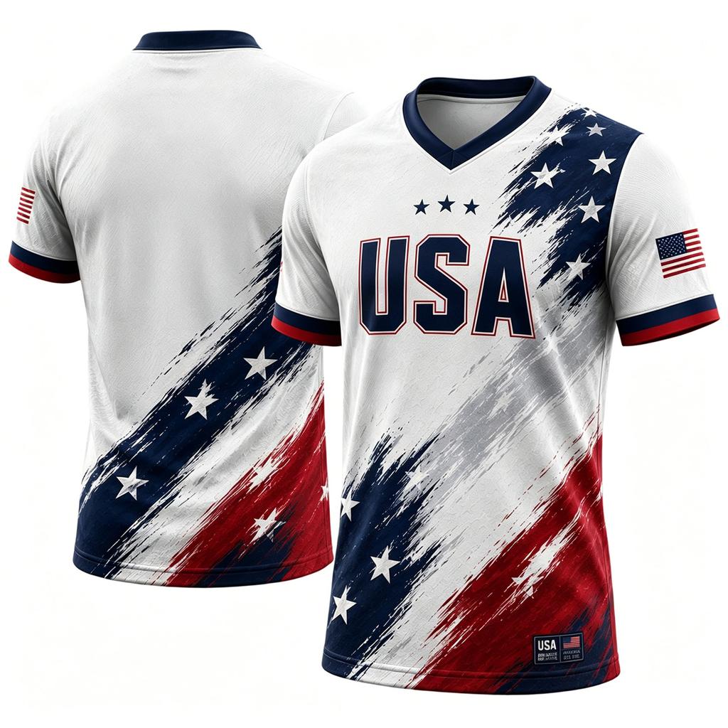 Men's Casual Short Sleeve Shirt V Neck Lightweight Breathable Fabric Athletic Fit Graphic Print Germany Design