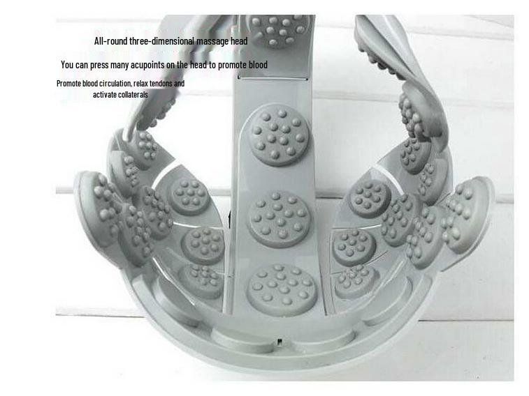 USB Electric Head Massager for Brain Fatigue Relief - Multifunctional Therapy Instrument for Decompression