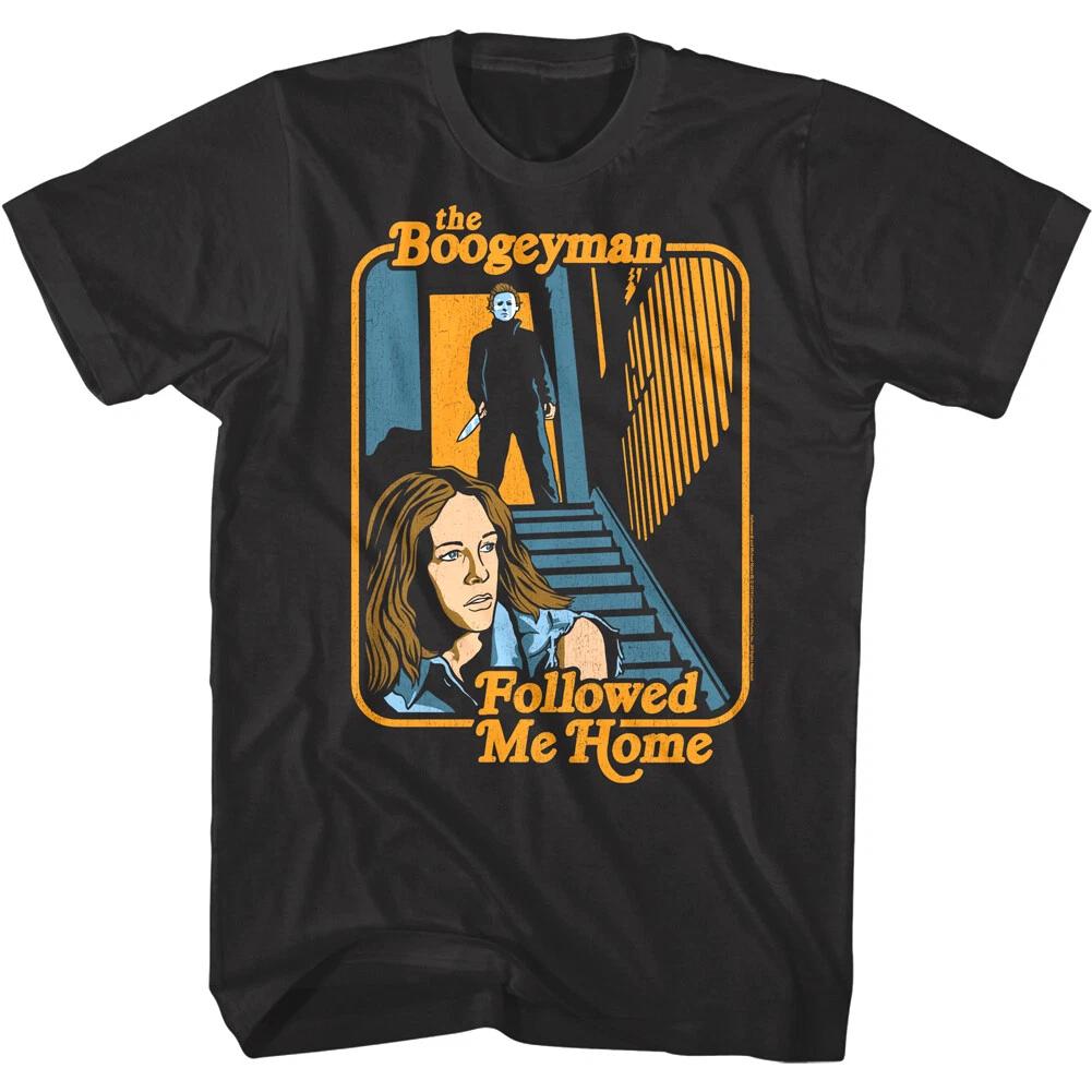 Halloween Boogeyman Followed Me Home Men s T Shirt Storybook Horror Movie Myers L