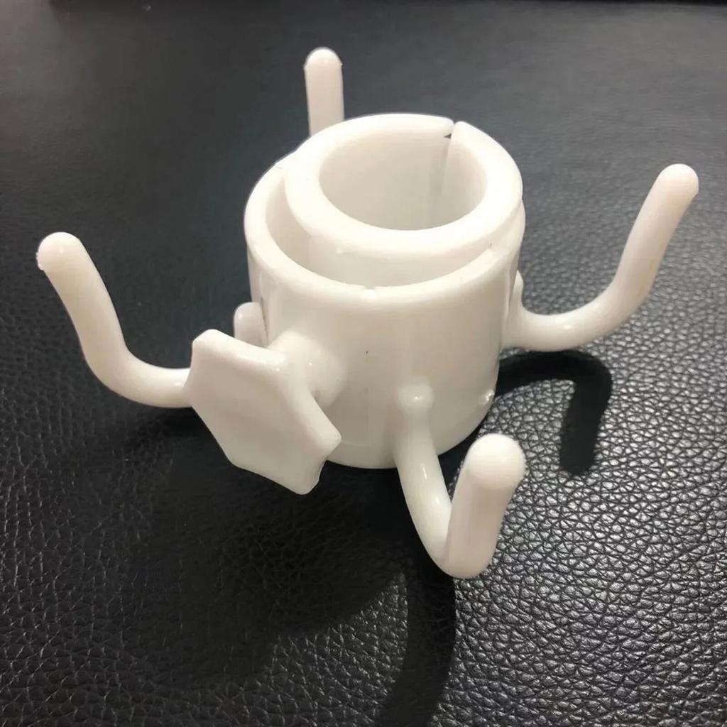 Robuster Haken zum Aufhängen von Strandschirmen, 4 Zinken, Schraubverschluss, ABS, Handtücher, Kamerataschen, Kleiderbügel, Camping-Halter, Reise-Clip