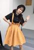 Summer Loose Solid Girly Dress [PIITE] Women's Dress, Cute, Fit, V-Neck, Color, Skirt, Sweet,