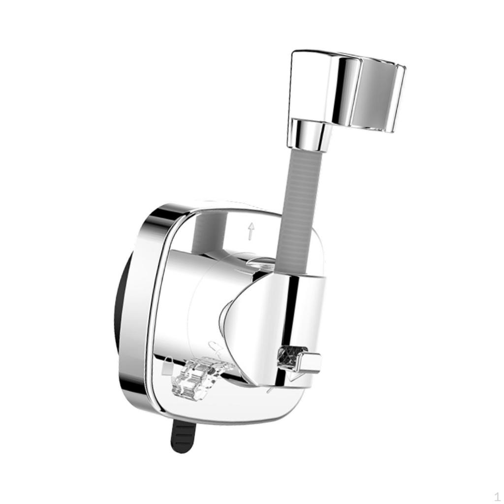 Handheld Showerhead Bracket with Suction Cup, Wall Mount for Quick Installation