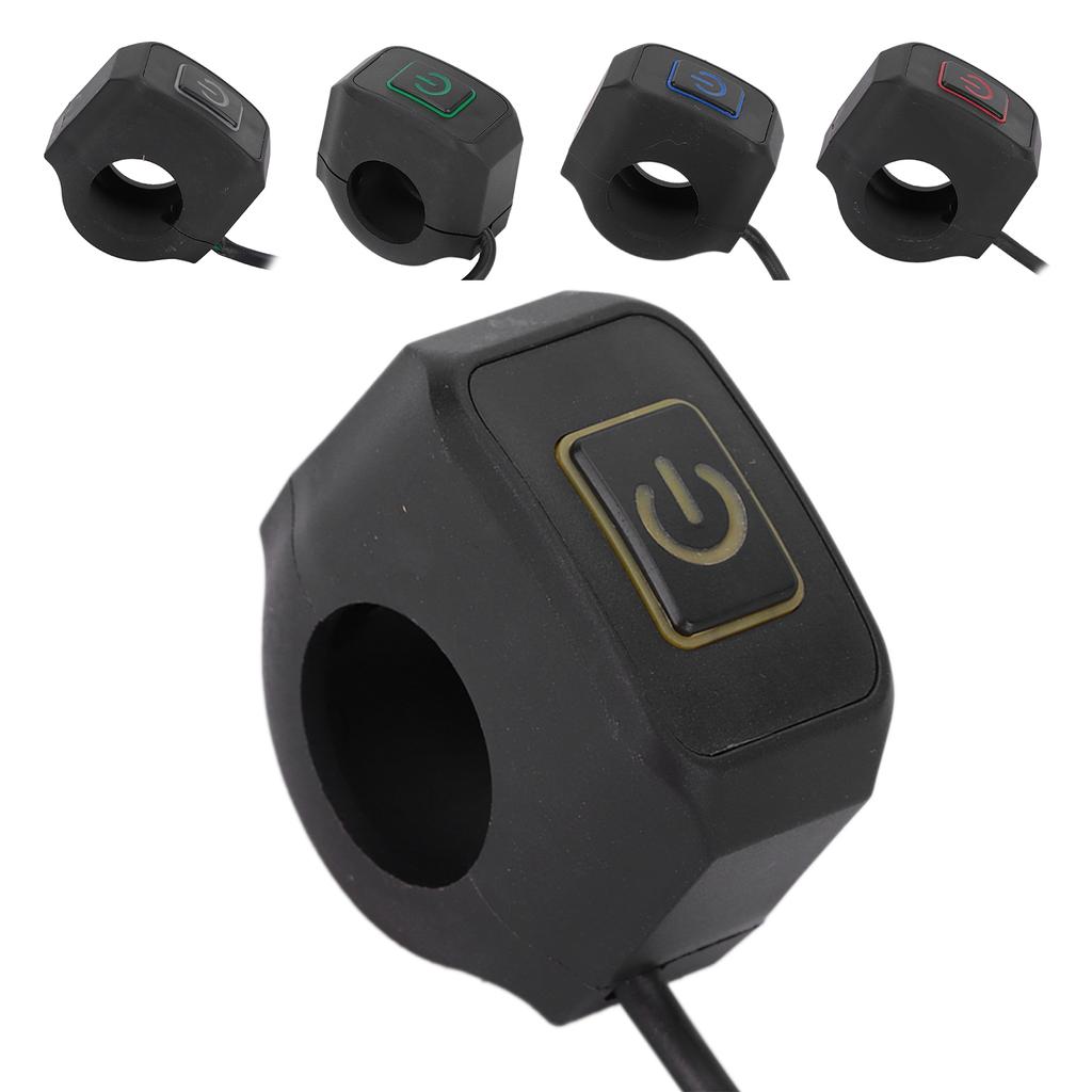 22mm Motorrad Lenker Schalter Control Taste Wasserdicht für Scheinwerfer