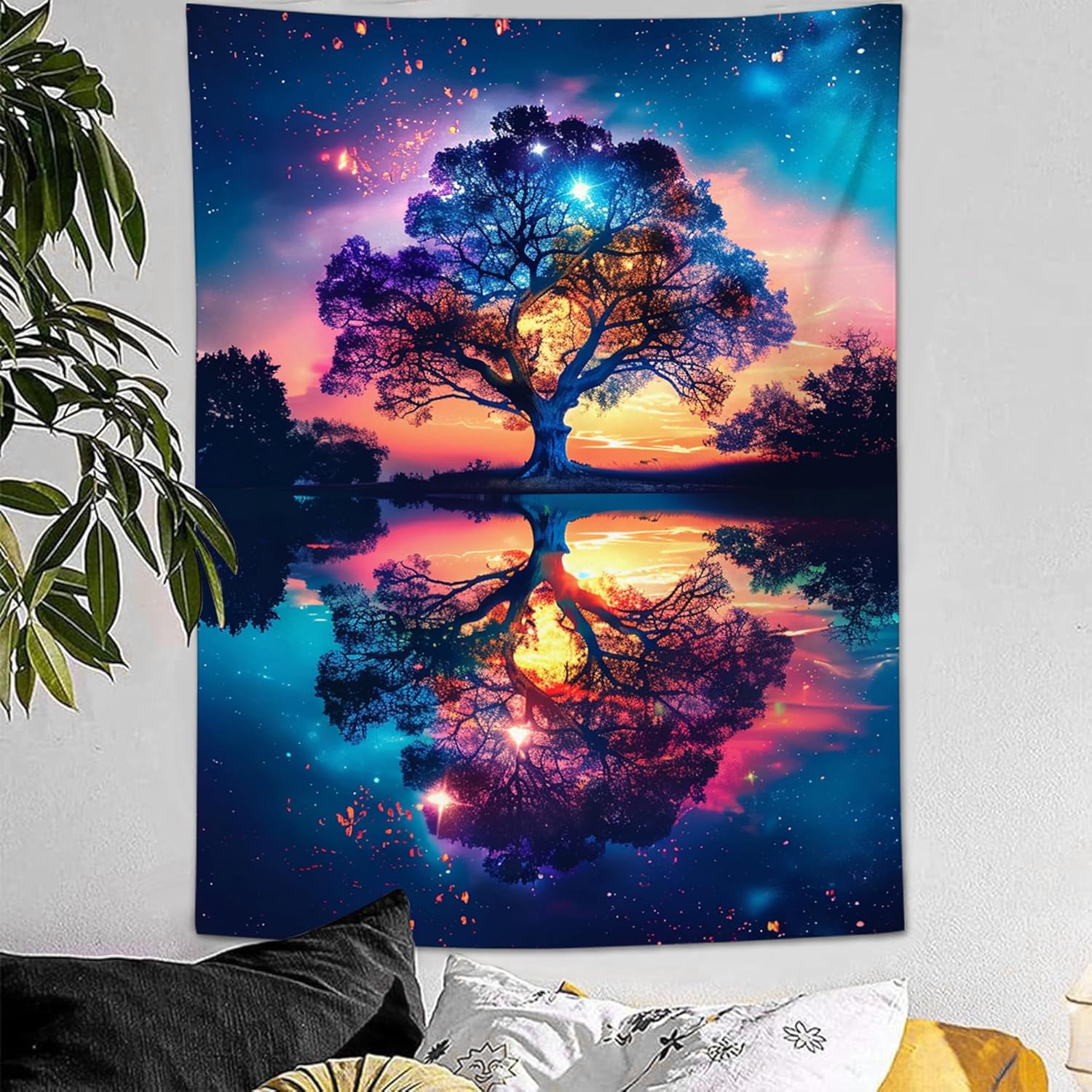 Fantasy Tree Tapestry for Bedroom 75x100