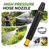 High Pressure Car Wash Water Gun Booster Nozzle Hose Connector Set for Garden Watering Balcony Cleaning Sanitary Spray Gun Plastic Version