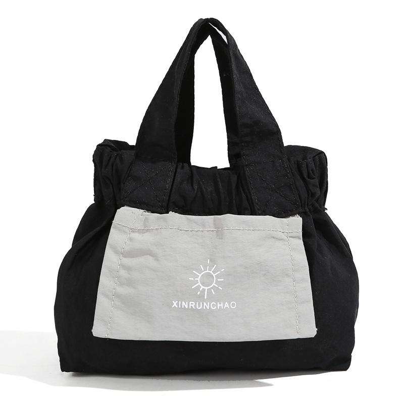 Geantă de mână Oxford Bloc de culori Geantă de umăr Crossbody Geantă Hobo pentru femei