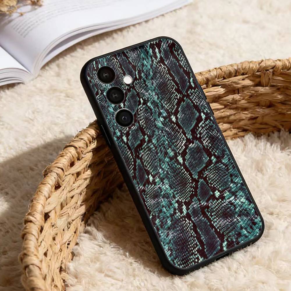 

Snakeskin Pattern Art Phone Case For Samsung Galaxy A20,21s,22,31,32,52,53,72,73,80,91 Soft Black Shell Samsung a11