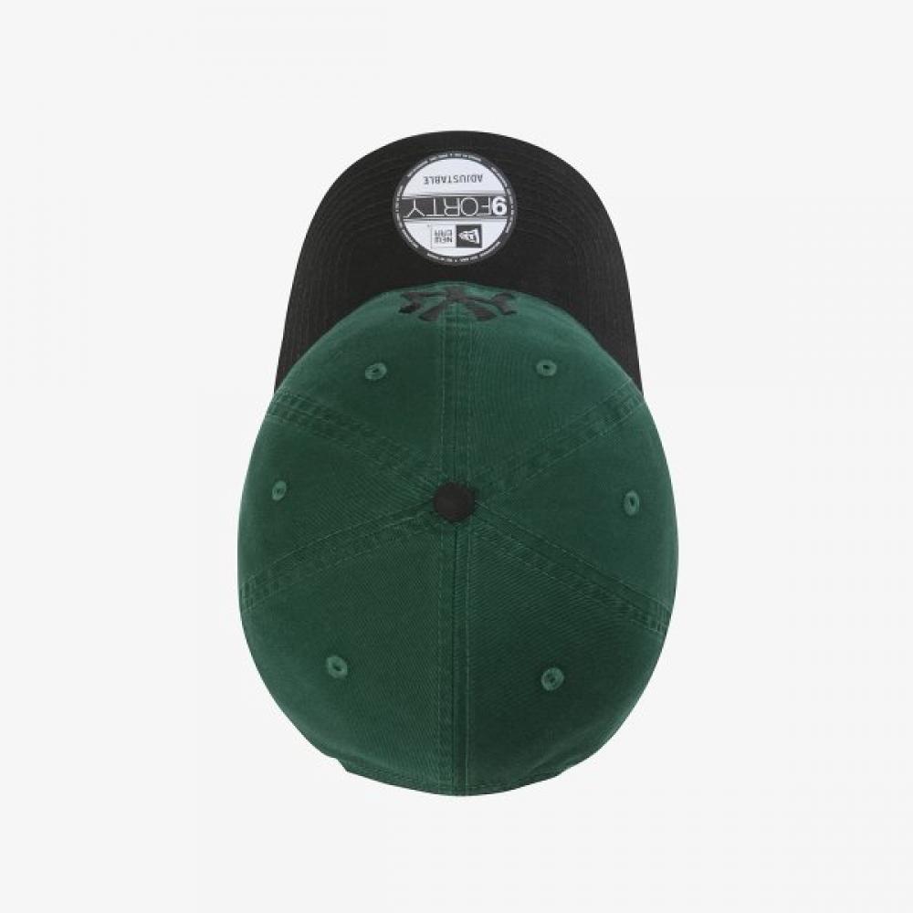 New Era New York Yankees Basic Tone Unstructured Baseball Cap Dark Green 1521676