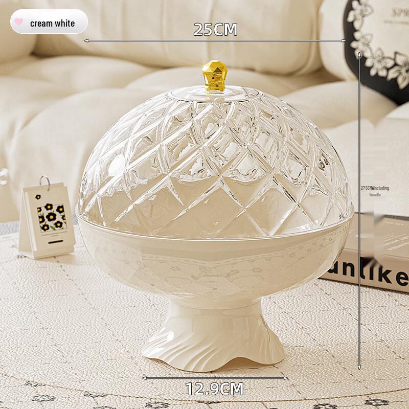 Deouxingguang Obstschale mit Deckel und Abtropfschale