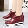 Women's Plus Size Solid Color Platform Loafers, Chunky Heel Casual Shoes