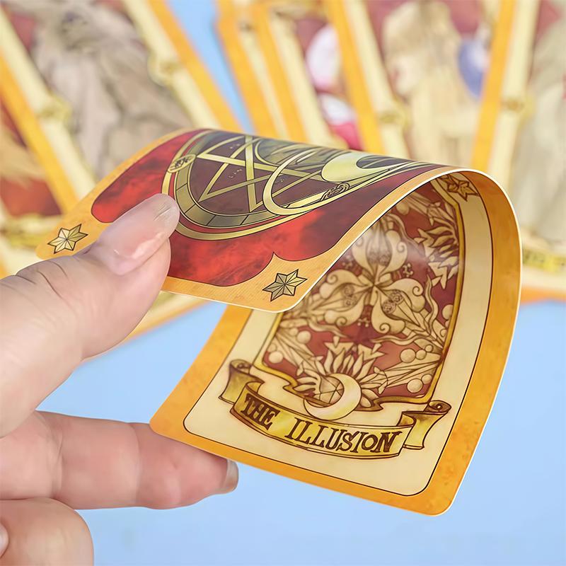 Anime Card Captor Sakura Cards Cosplay Card Sakura Cards Clow Cards Tarot Prop Paper Poker Card Funny For Family Friend Party