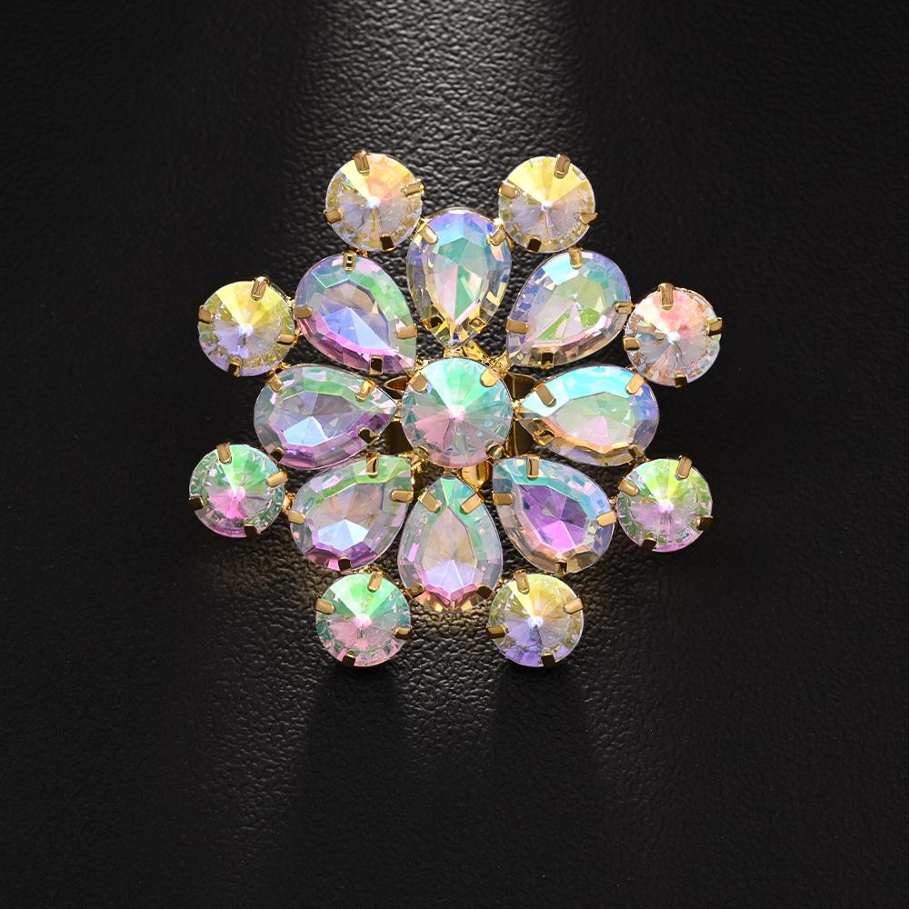 Exaggerated Ring Fashion Classy Open Hand Jewelry Women's Accessories