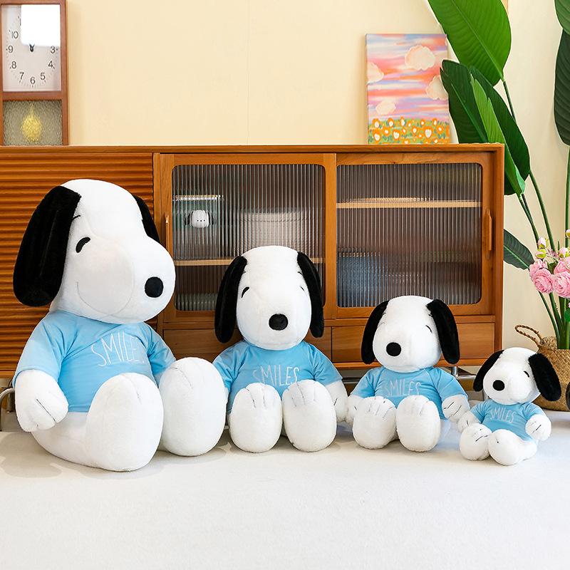 New 35cm Cartoon Cute Snoopy Plush Toy Pillow Sofa Back Plush Doll Gifts For Children birthday gift