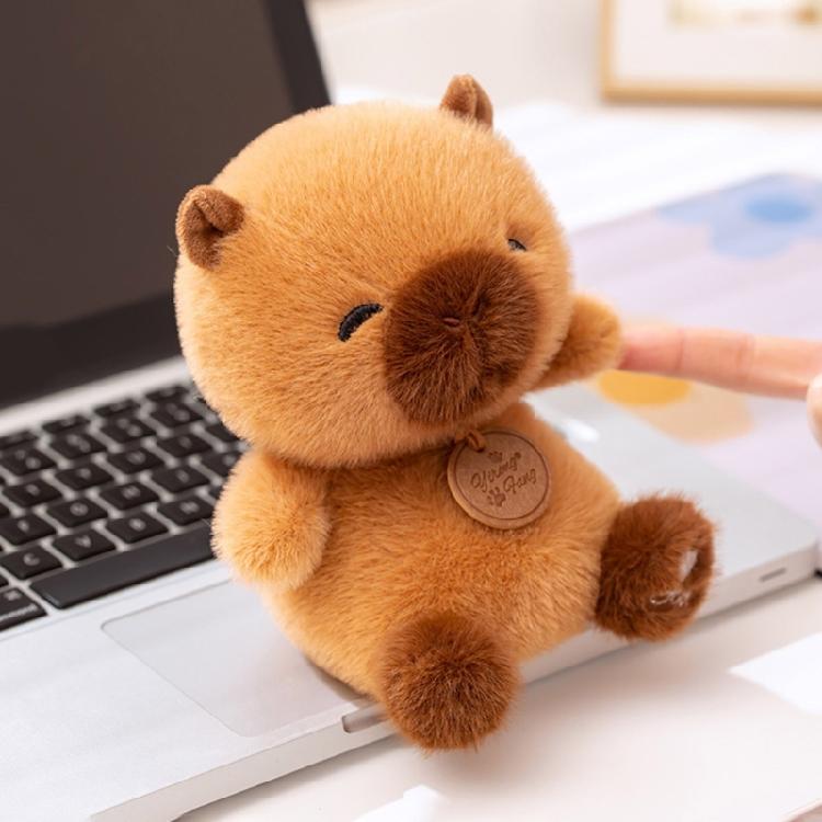 Furry Panda Plush Dolls Animal Kitten Toy Furry Stuffed Toy Cuddle Toy for Birthday Christmas Gifts