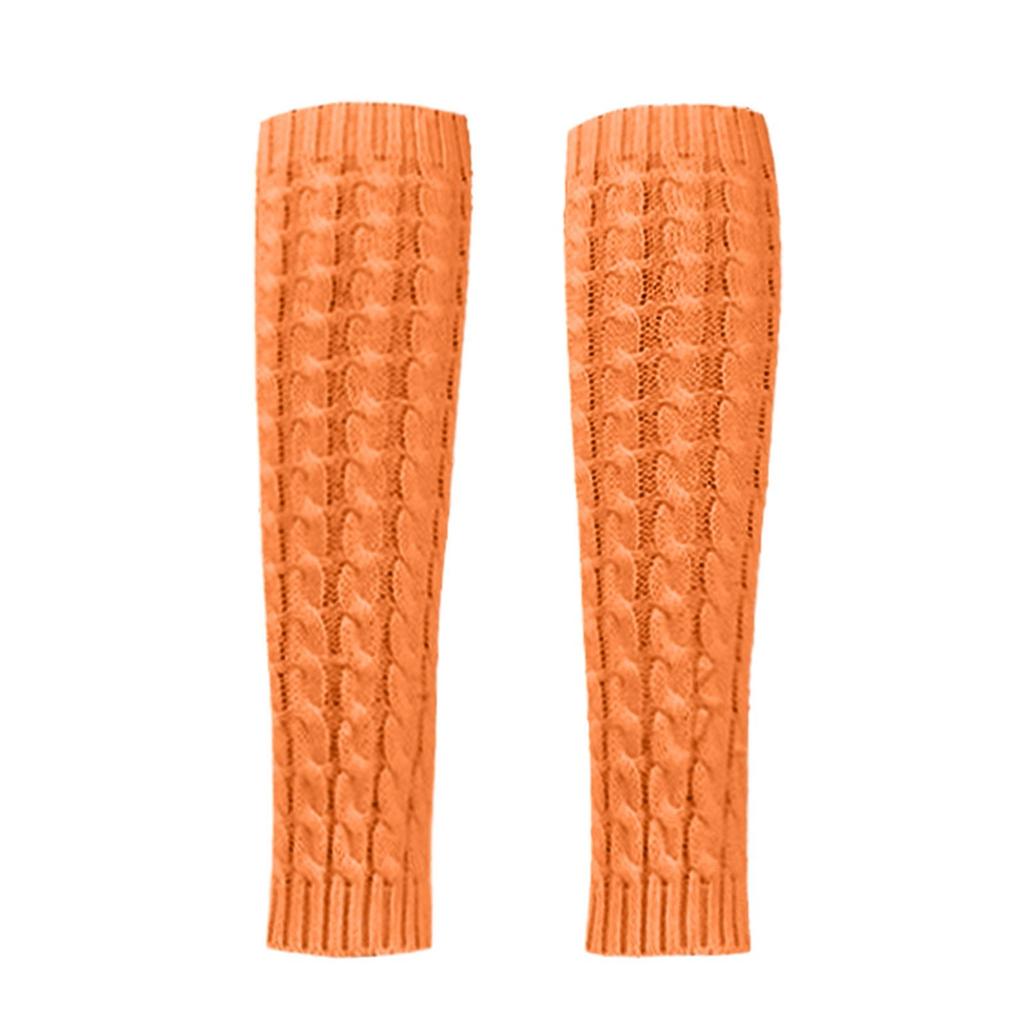 Fashion Women Winter Warm Leg Warmers Knitted Crochet Long Socks