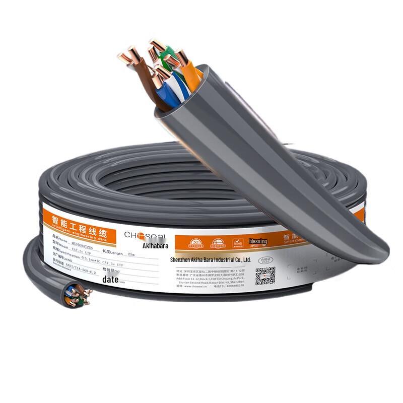 

CHOSEAL CAT5e Engineering Non-Shielded Ethernet Cable