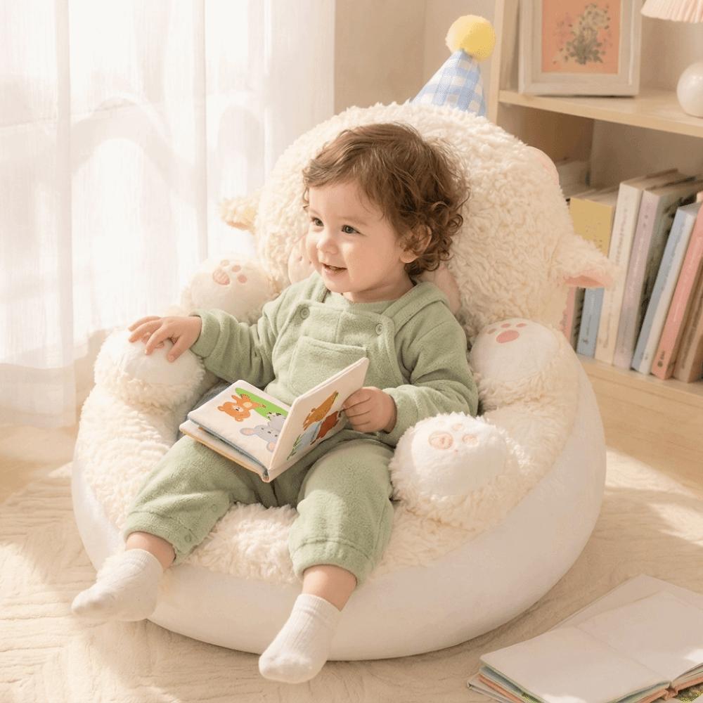 Soft Seat Pad Plush Fabric Lazy Seat Pillow Versatile Floor Cushion Balcony