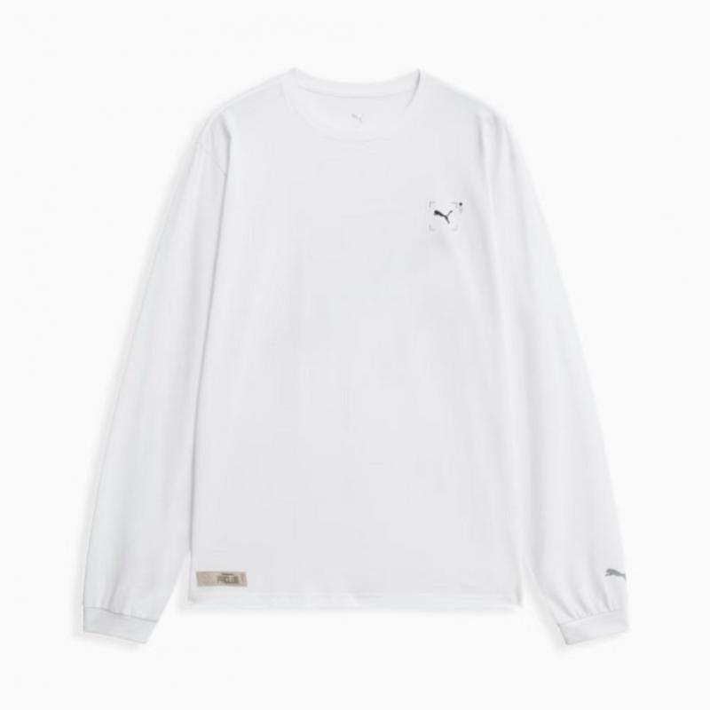PuMa Men S Long Sleeve Tee M Run Club lSt 02 brown/XL