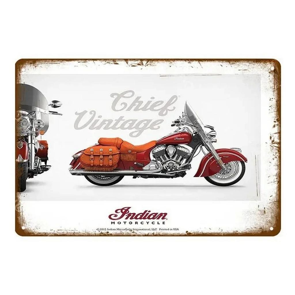 Plaque Metal Tin Signs Old Motorcycles Wall Decoration Vintage Art Posters Iron Painting for Man Cave Home Cafe Garden Club Bar