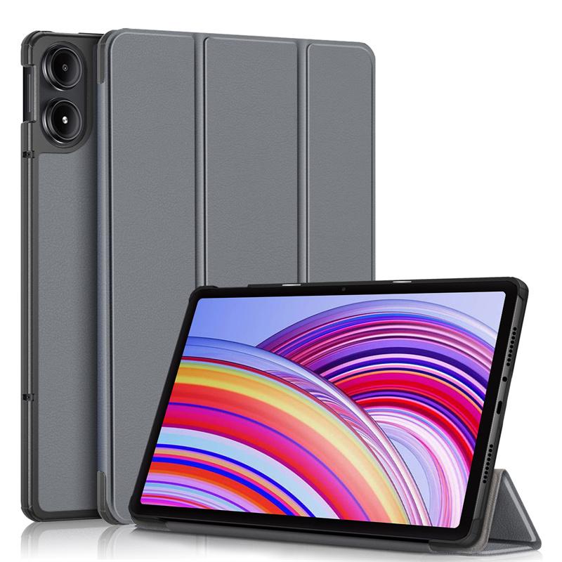 Tablethülle für Xiaomi Redmi Pad Pro 2024 Hülle Dreifach klappbare Standhülle Funda für Red Mi Pad Pro 12 1 12,1 Zoll Tablet mit automatischer Sleep-Abdeckung