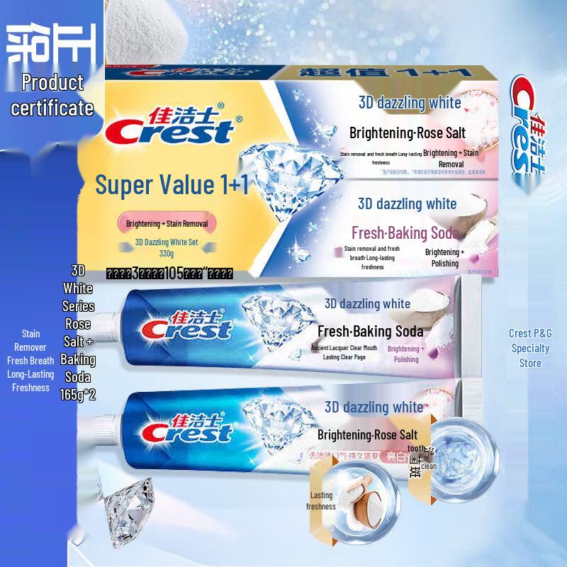 

Crest 3D White Toothpaste Twin Pack