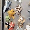 Cute Giraffe Plush Refrigerator Magnet Cartoon Animal Doll Magnet Home Decor Cute Magnets