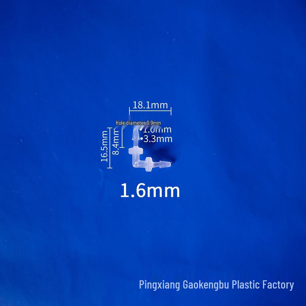 L-Shaped Elbow Plastic Connector Fittings, 90° Right Angle Pipe Accessories