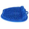 Esfregador de Pés para Chuveiro Silicone Macio Antiderrapante Ventosa Remoção de Odor Lavador de Pés para Banho Banheiro Massagem Azul